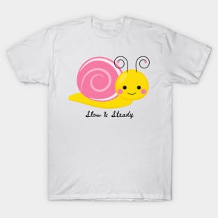 Slow & Steady Cool Snail T-Shirt